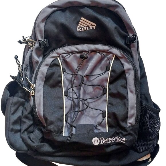 Kelty Rensselaer Black & Gray Backpack Classic Outdoor Adventure
